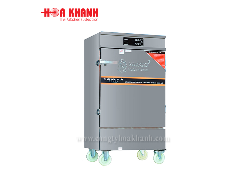 Tủ nấu cơm điện 12 khay cảm ứng Vinaki VNK12K-DB