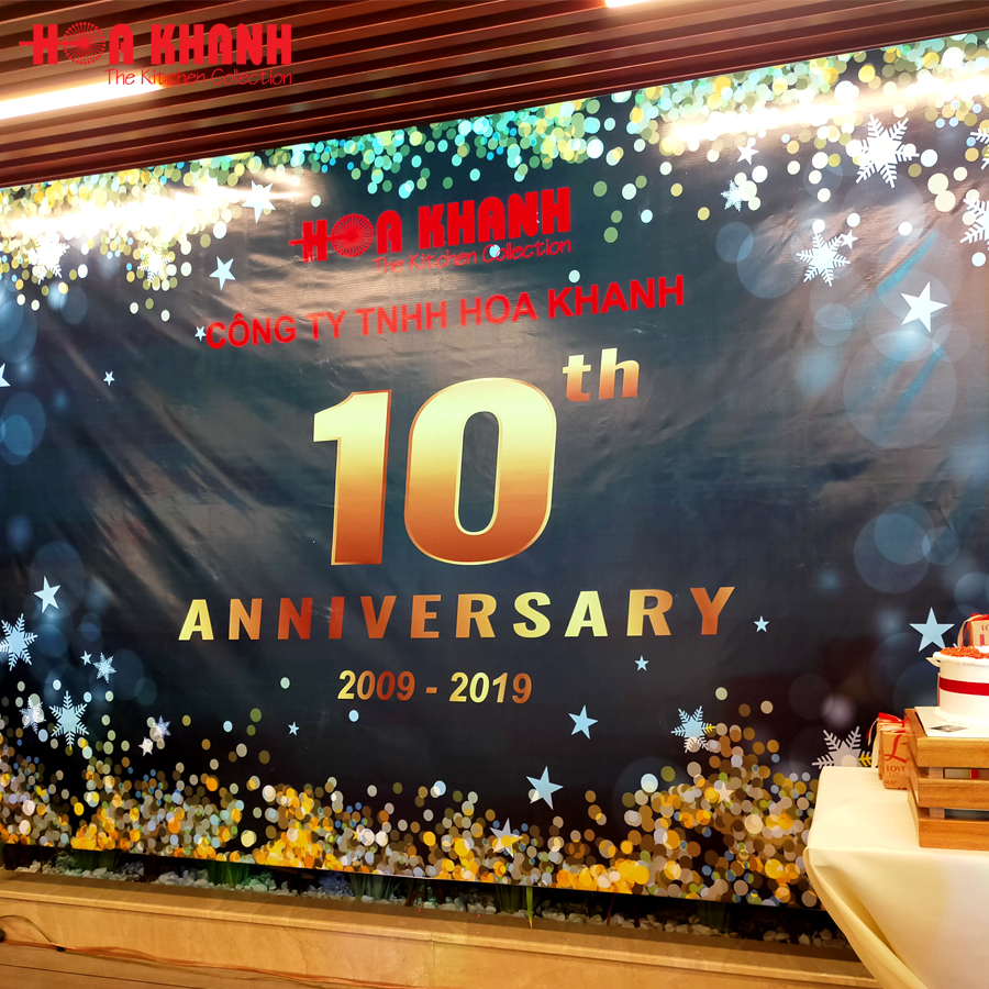 Tiệc Kỷ niệm 10 năm thành lập công ty Hoa Khanh