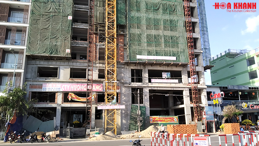 Công trình dự án Canary Hotel tại 94 Xuân Diệu, Tp. Quy Nhơn.