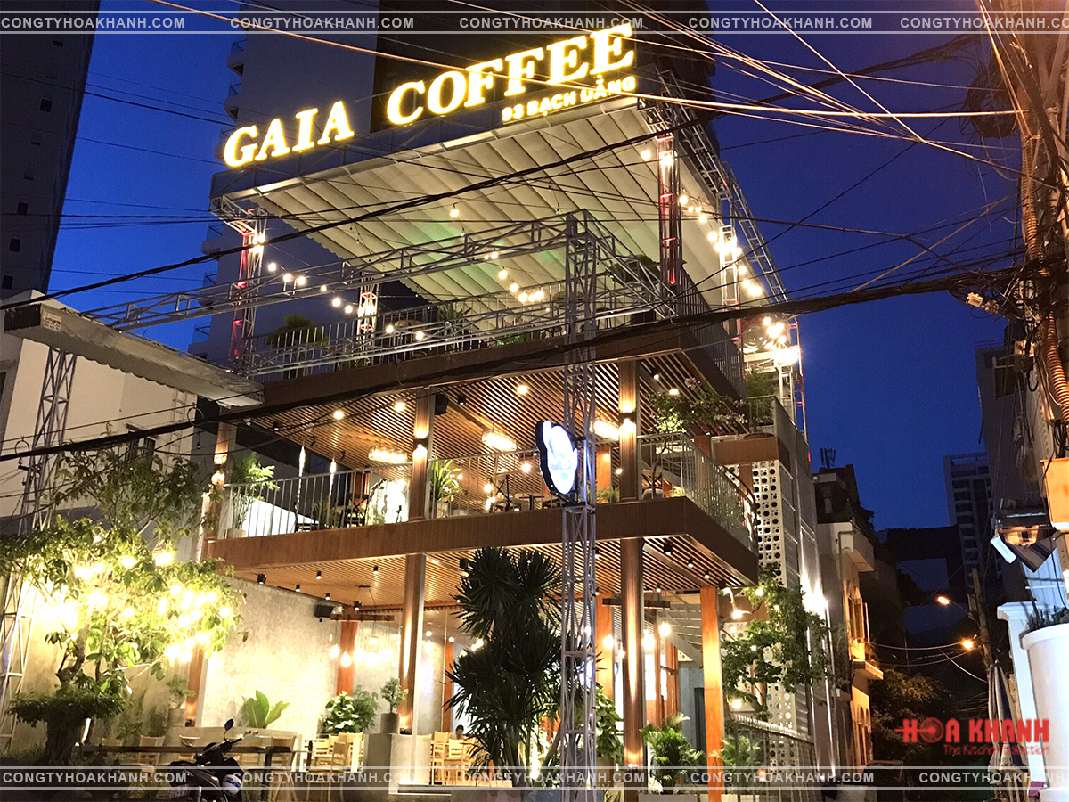 Mặt tiền quán cafe Gaia Coffee