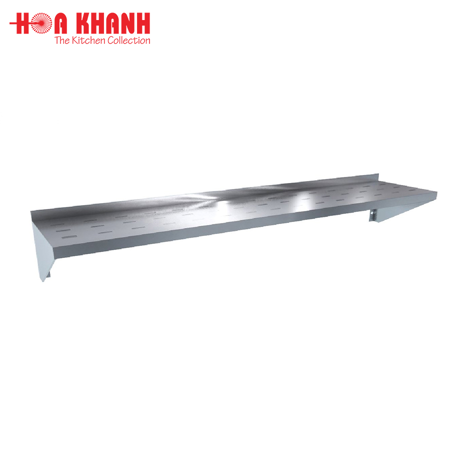 Kệ inox treo tường 1 tầng Lỗ - CÔNG TY HOA KHANH