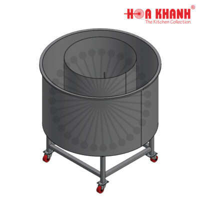 xe đẩy đá bào inox