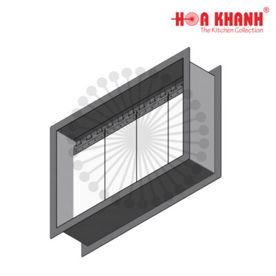 khung cửa ngăn hơi lạnh inox