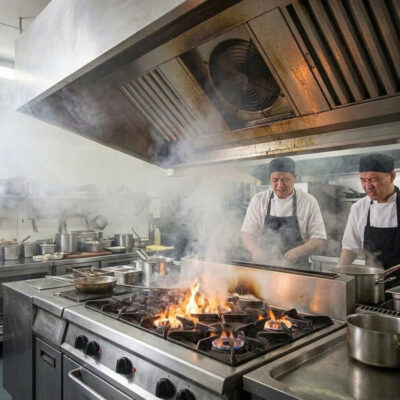 thiết kế bếp công nghiệp